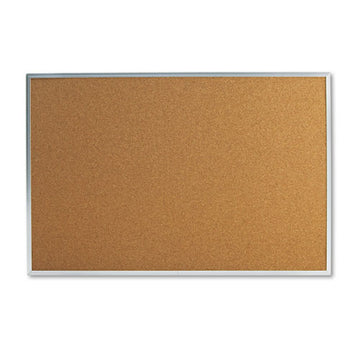 Universal® Bulletin Board, Natural Cork, 36 X 24, Satin-finished Aluminum Frame freeshipping - TVN Wholesale